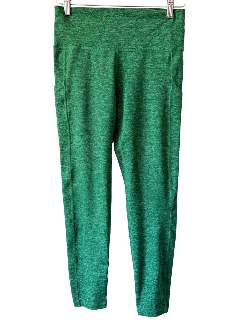 Aerie Offline The Hugger High Rise Leggings Womens Large Green Stretch Pockets